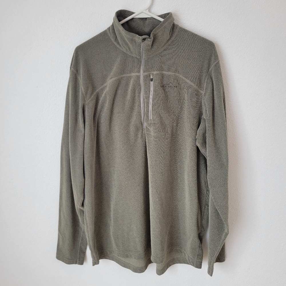 Eddie‎ Bauer Men's Sage Half Zip Pullover Size XLT